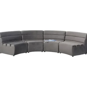 Online KARE Design Sofa Element Wave Grey