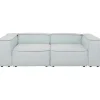 Clearance KARE Design Sofa Korali Beach Outdoor Light Blue 235cm