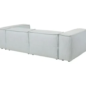 Clearance KARE Design Sofa Korali Beach Outdoor Light Blue 235cm