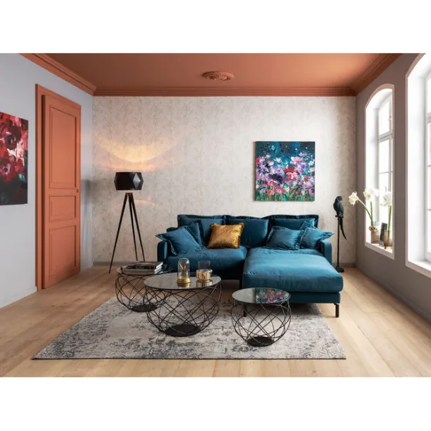 sofa_lullaby_seater_blueg_1.webp Online KARE Design Sofa Lullaby 2-Seater Bluegreen