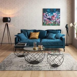 Online KARE Design Sofa Lullaby 2-Seater Bluegreen