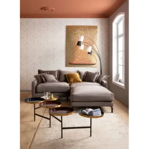 Outlet KARE Design Sofa Lullaby 2-Seater Taupe
