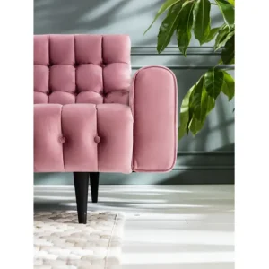 Best KARE Design Sofa Milchbar 3-Seater Velvet Mauve
