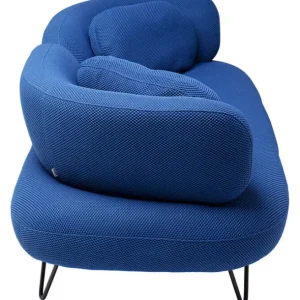 Outlet KARE Design Sofa Peppo 2-Seater Blue 182cm