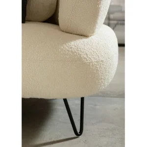 Fashion KARE Design Sofa Peppo 2-Seater White 182cm