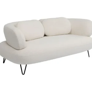 Fashion KARE Design Sofa Peppo 2-Seater White 182cm
