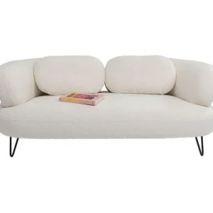 Fashion KARE Design Sofa Peppo 2-Seater White 182cm