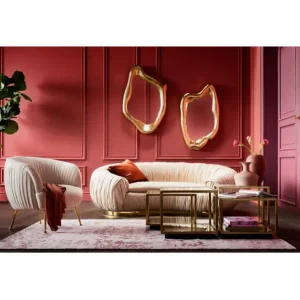 Sale KARE Design Sofa Perugia 2-Seater Cream