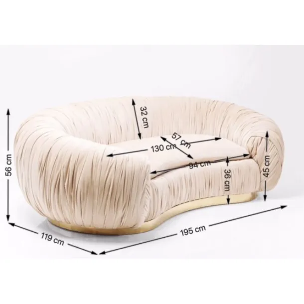 sofa_perugia_seater_cream_7.webp Sale KARE Design Sofa Perugia 2-Seater Cream