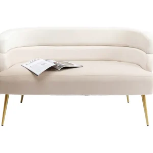 Hot KARE Design Sofa Sandwich 2-Seater Cream 125cm
