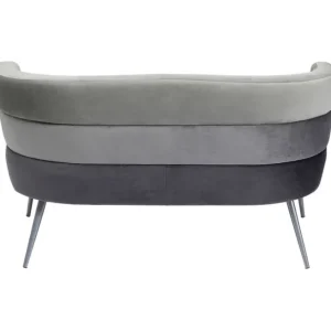 Best KARE Design Sofa Sandwich 2-Seater Grey