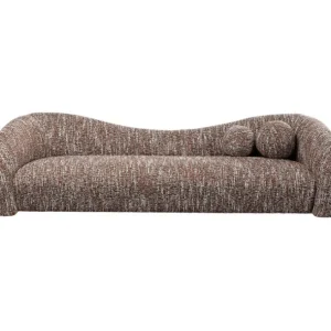 New KARE Design Sofa 3-Seater Livia Melange Brown 261cm