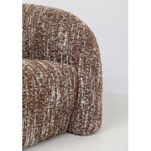New KARE Design Sofa 2-Seater Livia Melange Brown 201cm