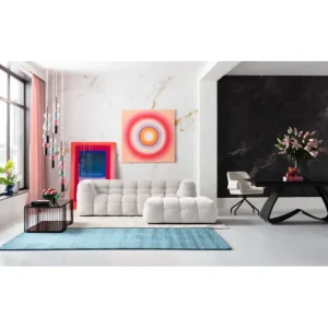 Clearance KARE Design Sofa 3-Seater Salamanca Creme 240cm