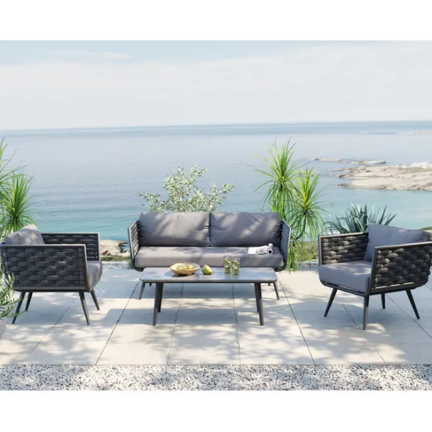 sofa_set_rimini_anthracit_1.webp Hot KARE Design Sofa Set Rimini Anthracite (4/part)