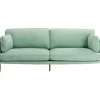 Outlet KARE Design Sofa Shirly 3-Seater Mint 221cm