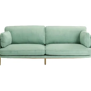 Outlet KARE Design Sofa Shirly 3-Seater Mint 221cm