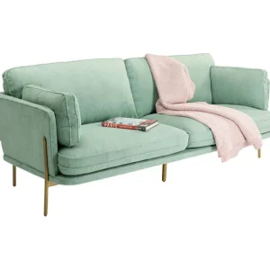 Outlet KARE Design Sofa Shirly 3-Seater Mint 221cm