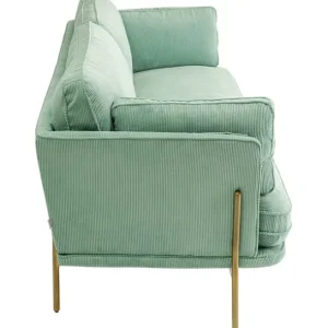 Outlet KARE Design Sofa Shirly 3-Seater Mint 221cm