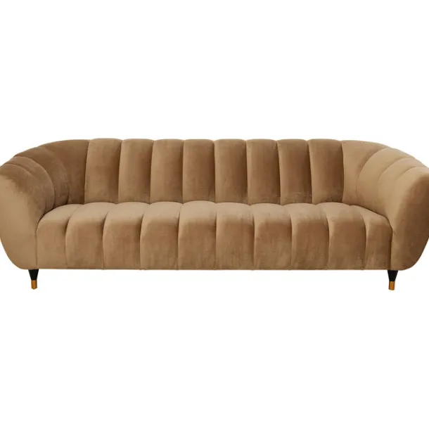 sofa_spectra_velvet_brown_0.webp Best KARE Design Sofa Spectra Velvet Brown 3-Seater 245cm