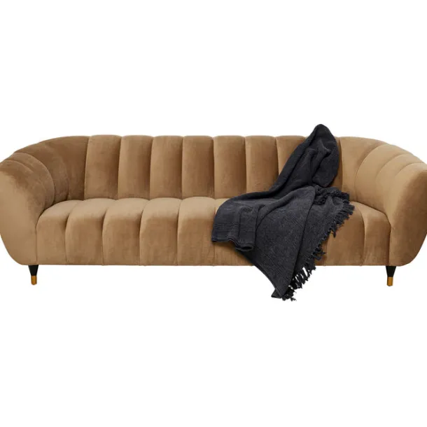sofa_spectra_velvet_brown_4.webp Best KARE Design Sofa Spectra Velvet Brown 3-Seater 245cm