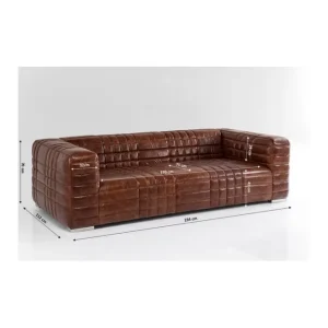 New KARE Design Sofa Square Dance 3-Seater
