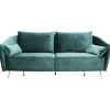 Outlet KARE Design Sofa Vegas Forever 3-Seater Bluegreen
