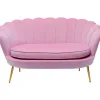 Sale KARE Design Sofa Water Lily 2-Seater Gold Rose