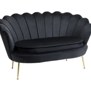 Discount KARE Design Sofa Water Lily 2-Seater Gold Black