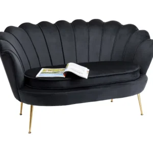 Discount KARE Design Sofa Water Lily 2-Seater Gold Black