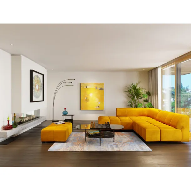stool_belami_velvet_amber_1.webp Outlet KARE Design Stool Belami Velvet Amber