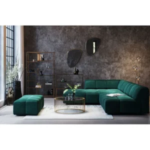 Sale KARE Design Stool Belami Velvet Dark Green