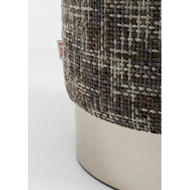 stool_berry_high_silver_d_3.webp Discount KARE Design Stool Berry High Silver Dark Grey Ø39cm