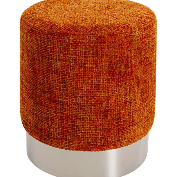stool_berry_high_silver_o_0.webp Hot KARE Design Stool Berry High Silver Orange Ø39cm