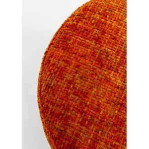 Hot KARE Design Stool Berry High Silver Orange Ø39cm