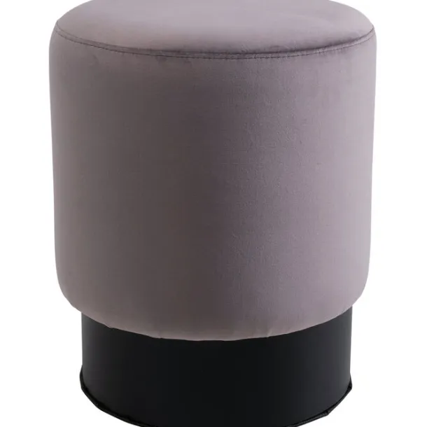 stool_cherry_astoria_grey_0-1.webp Hot KARE Design Stool Cherry Astoria Grey Black Ø36cm Limited