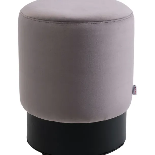 stool_cherry_astoria_grey_1-1.webp Hot KARE Design Stool Cherry Astoria Grey Black Ø36cm Limited