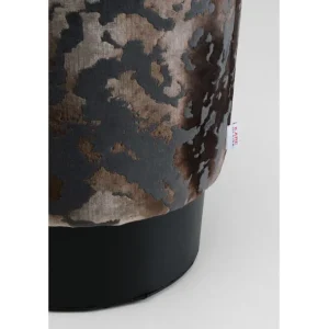 Hot KARE Design Stool Cherry Astoria Grey Black Ø36cm Limited