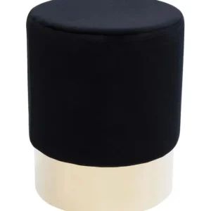 Online KARE Design Stool Cherry Black Brass Ø35cm