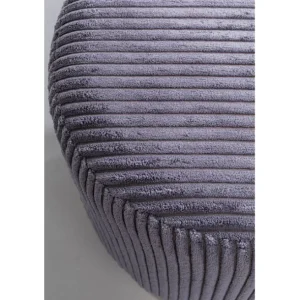 Outlet KARE Design Stool Cherry Grey Cord Brass Ø35cm