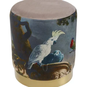 Sale KARE Design Stool Cherry Parrot Brass Ø32cm