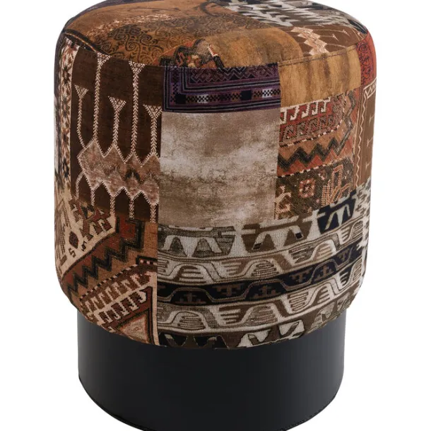 stool_cherry_tahiti_black_1.webp Fashion KARE Design Stool Cherry Tahiti Black Ø36cm Limited
