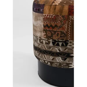 Fashion KARE Design Stool Cherry Tahiti Black Ø36cm Limited