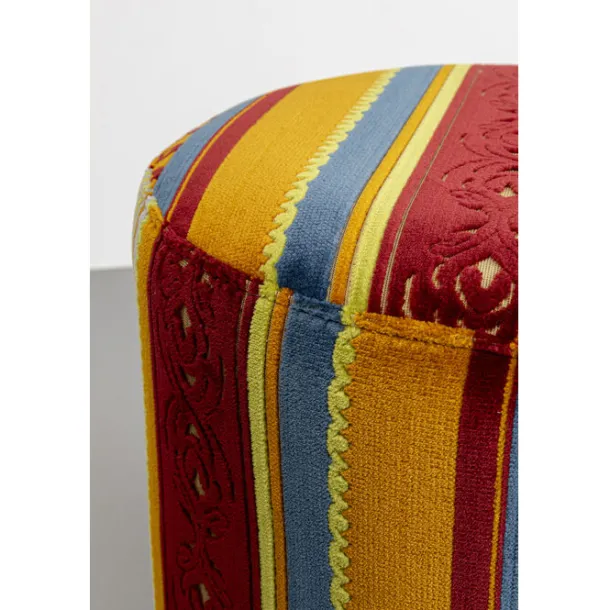 stool_cherry_very_british_3.webp Fashion KARE Design Stool Cherry Very British Black Ø36cm