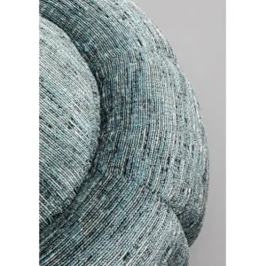 New KARE Design Stool Fiori Blue Ø52cm