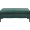 Outlet KARE Design Stool Gianni Velvet Dark Green