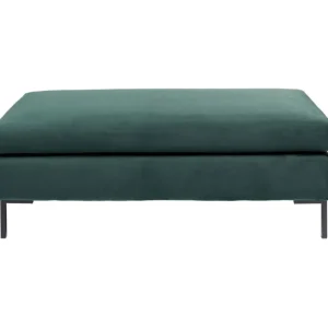 Outlet KARE Design Stool Gianni Velvet Dark Green