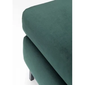 Outlet KARE Design Stool Gianni Velvet Dark Green