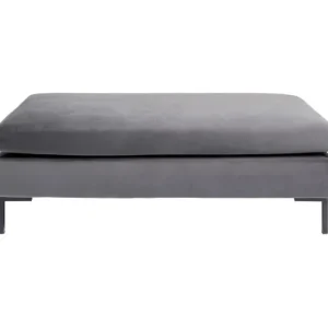 New KARE Design Stool Gianni Velvet Grey Black