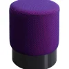 Sale KARE Design Stool Jody Purple Mesh Black Ø35cm